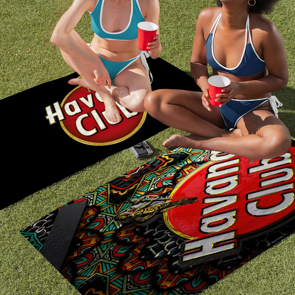 Havana Club Towel Microfiber Beach Towel Absorbent Quick dry Soft Yoga Swimming Resort Mountain Climbing Towel