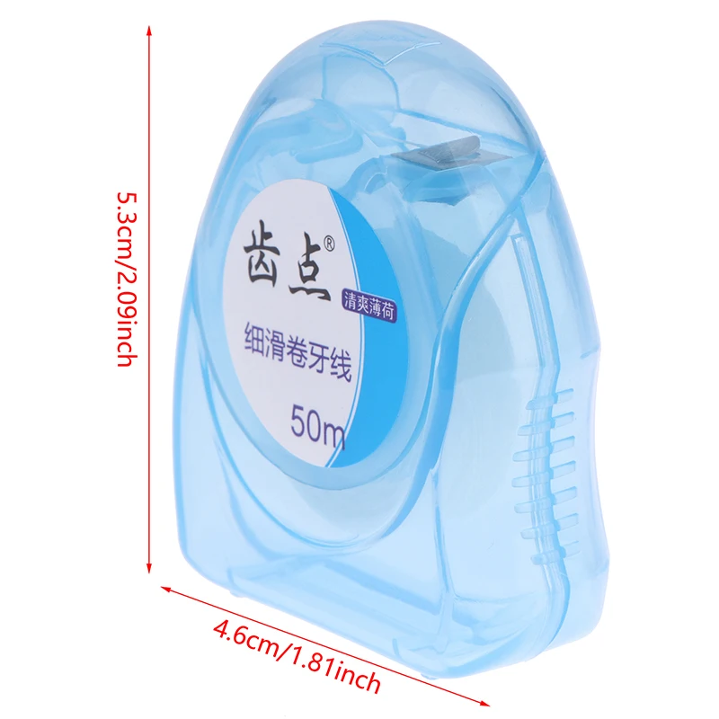 50m Portable Dental Floss Oral Care Tooth Cleaner With Box Practical Health Hygiene Supplies Oral Care