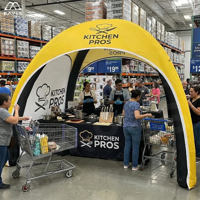 Custom Logo Inflatable Tent Air Dome Canopy Gazebo Pop Up Trade Show Tents For Events Party Advertising Aufblasbares Zelt