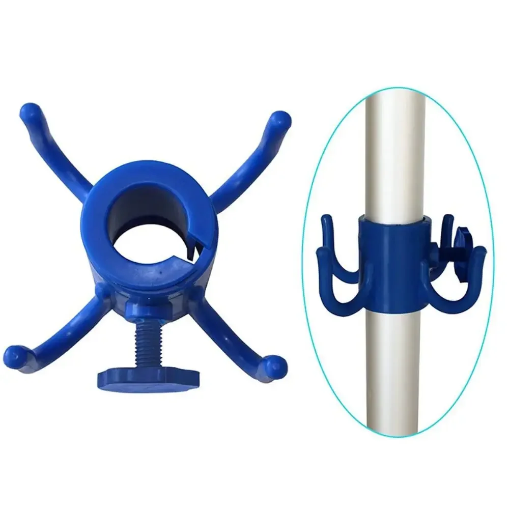 Beach Umbrella Hanging Hook, 4-prongs Plastic Umbrella Hook Hanging For Towels/Hats/Clothes/Camera/Sunglasses/Bags-Accessories