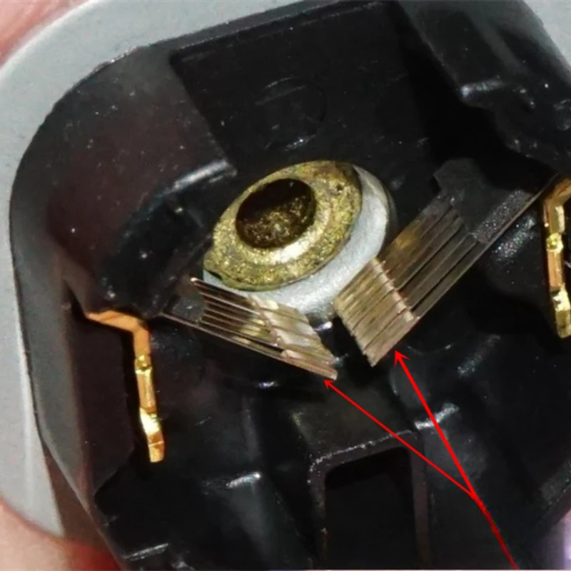 1PC Japan Minebea 18mm Diameter 6-pole Rotor Metal Brush Motor DC 6V-12V 8200RPM Large Torque Dual Shaft with 13 Metal Gear