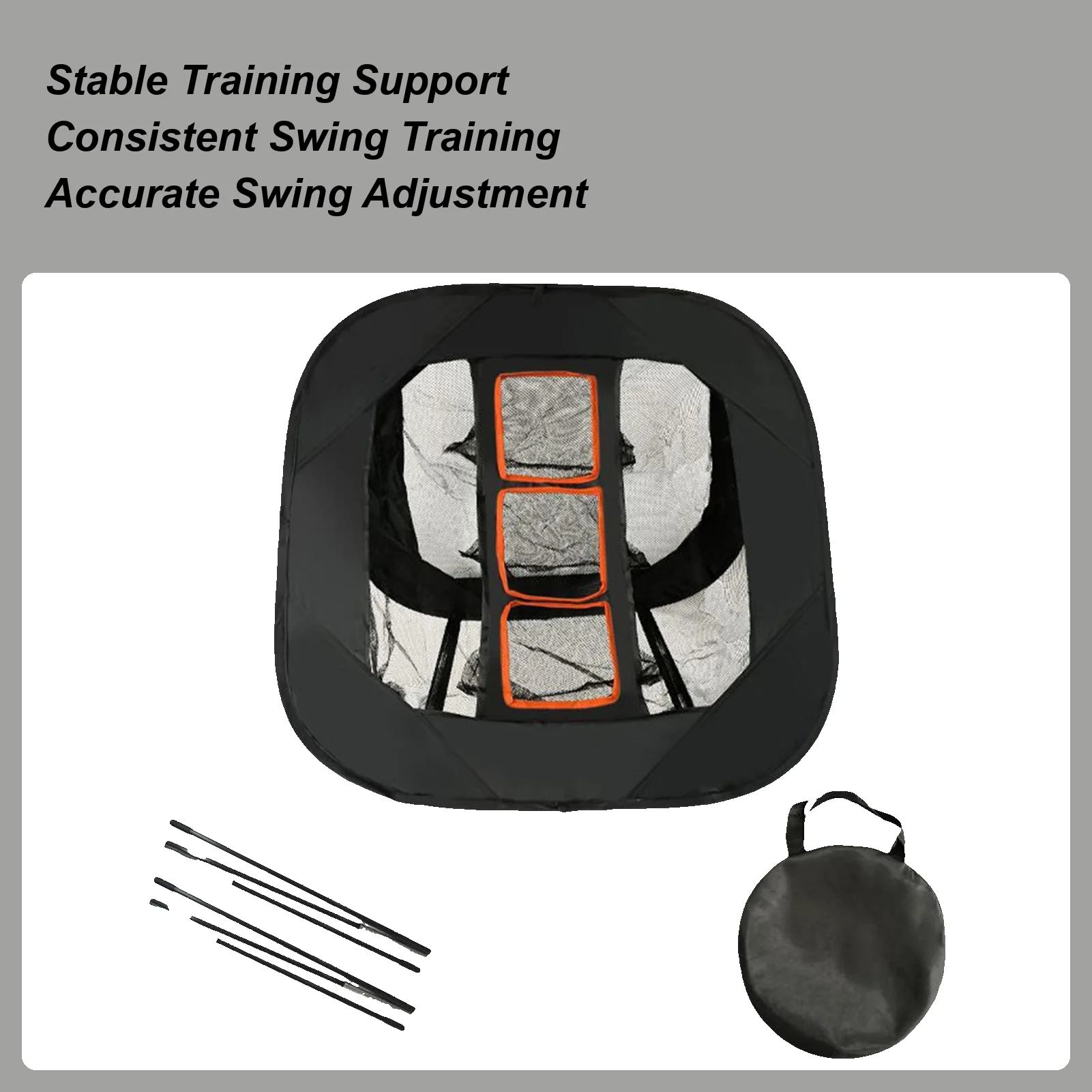 

Сетка для отколов в помещении, складные принадлежности для тренировки ударов, сетки для тренировок на качелях для гольфа для энтузиастов, начинающих игроков в гольф, любителей