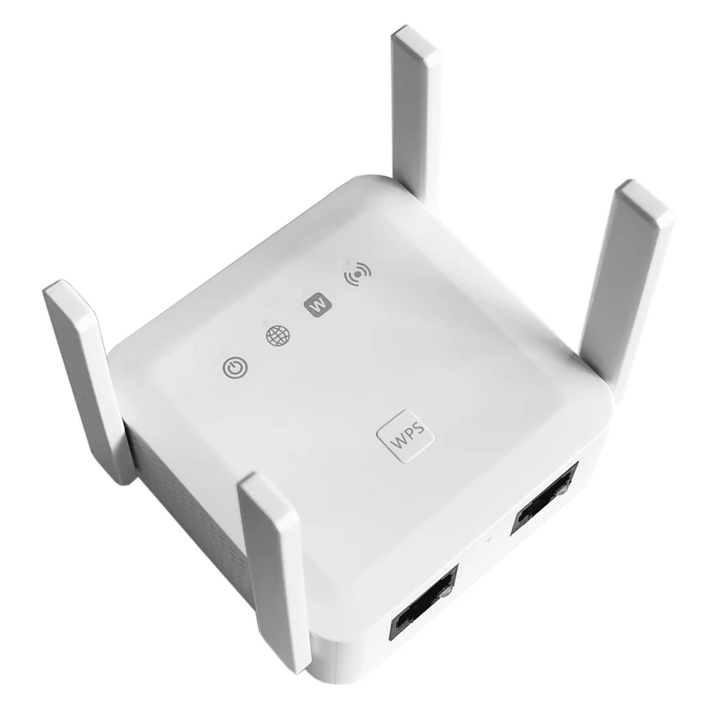 AC1200M Wireless Wifi Repeater Range Extender Router Wi-Fi Signal 2.4G/5G WiFi 4 Antenna Access Point