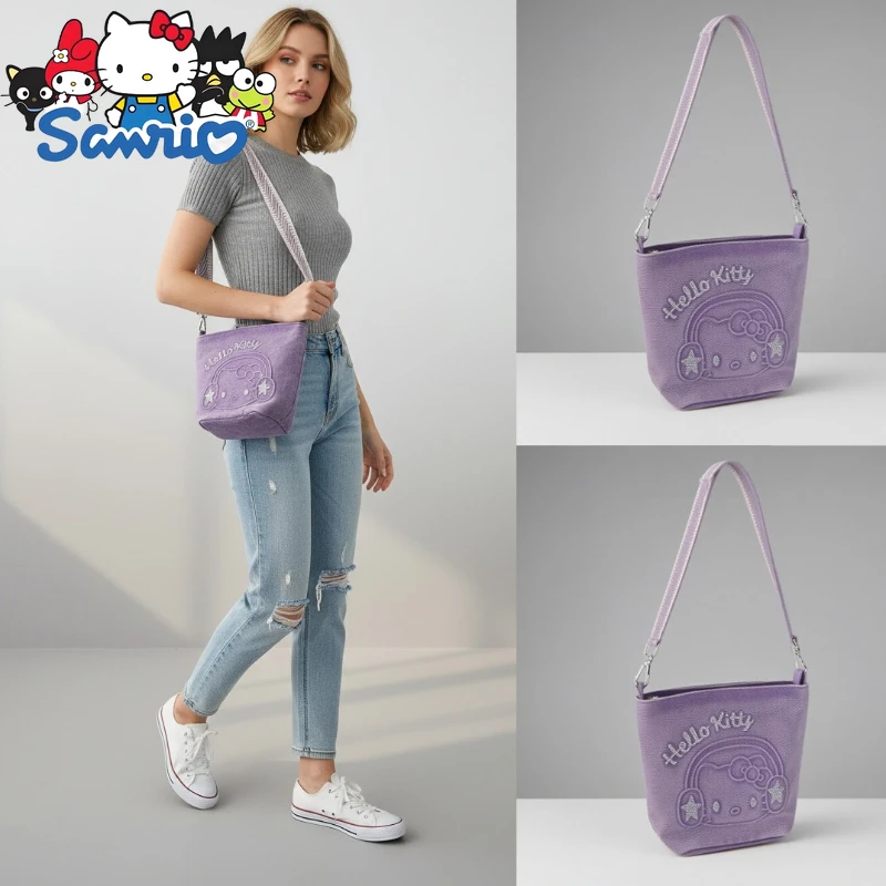  Hello Kitty New Diamond Women's Shoulder Bag Cartoon Fashion Diamond Women's Shoulder Messenger Bag Cartoon Women's Bag