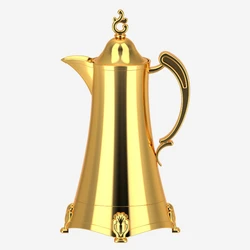 Arab classical long-lasting thermos hotel hot water bottle office plastic portable water bottle glass liner thermos kettle