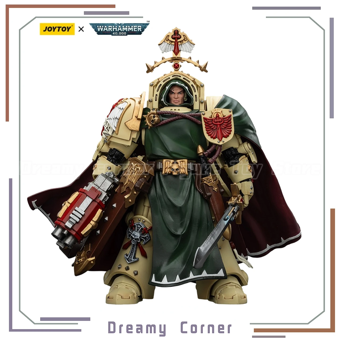 

【Предпродажа】JOYTOY Warhammer 40K Dark Angels Belial Grand Master of The Deathwing с The Silence and Storm Bolter To