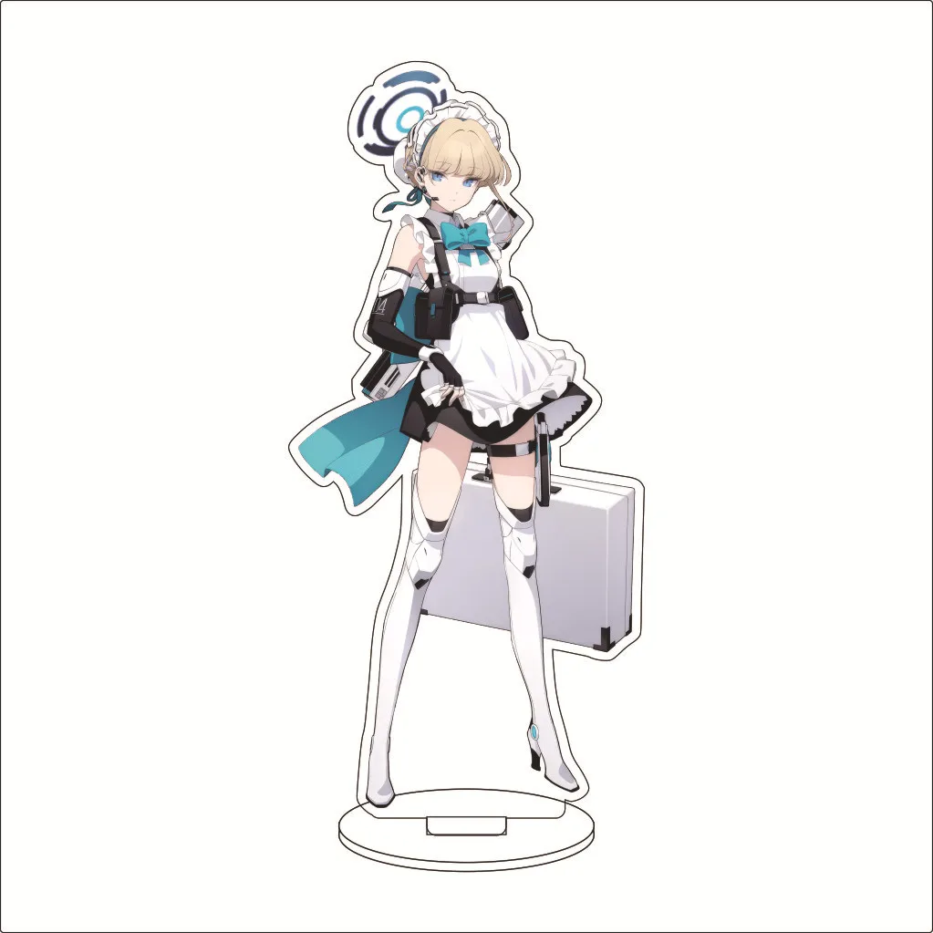 16CM Anime Blue Archive Sunaookami Shiroko Takanashi Hoshino Izayoi Nonomi Cos Acrylic Figure Stand Ornaments Halloween Gifts view 4