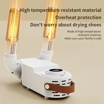 Inteligentní časovač sušičky bot, ohřívač bot, EU/US UV teleskopická nastavitelná sušička, rychle schnoucí, deodorizující, sterilizující sušička bot 6 nejlepší prodej Ultrafialové světlo pro boty - №5