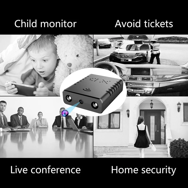 Full HD 1080p Mini Secret Camera XD Night Vision Camera IR-CUT Home Security Camera HD Video Recorder