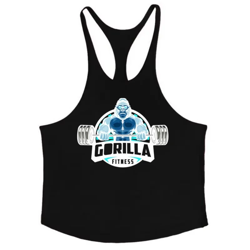 Tank Top Gym Katun Pria, Rompi Tanpa Lengan dengan Tali Tipis untuk Latihan Malam & Pakaian Kasual Sehari-hari yang Nyaman