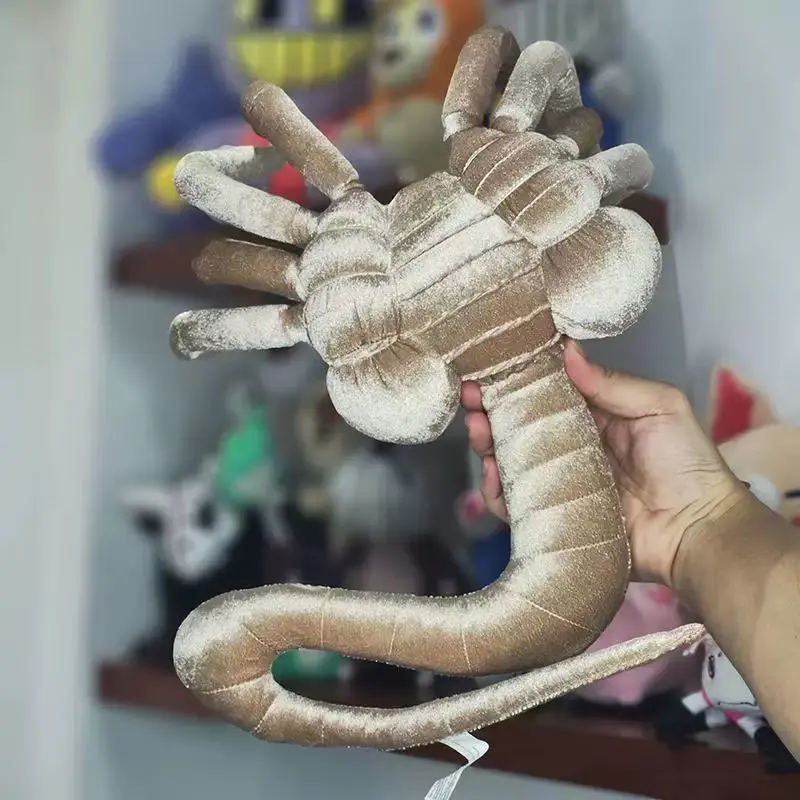 2024 Alien Romulus Plüsch Puppe Facehugger Peripherie geräte Horror kreative Long Tail Spielzeug Serie Sofa Schlafzimmer Ornament Geburtstags geschenk