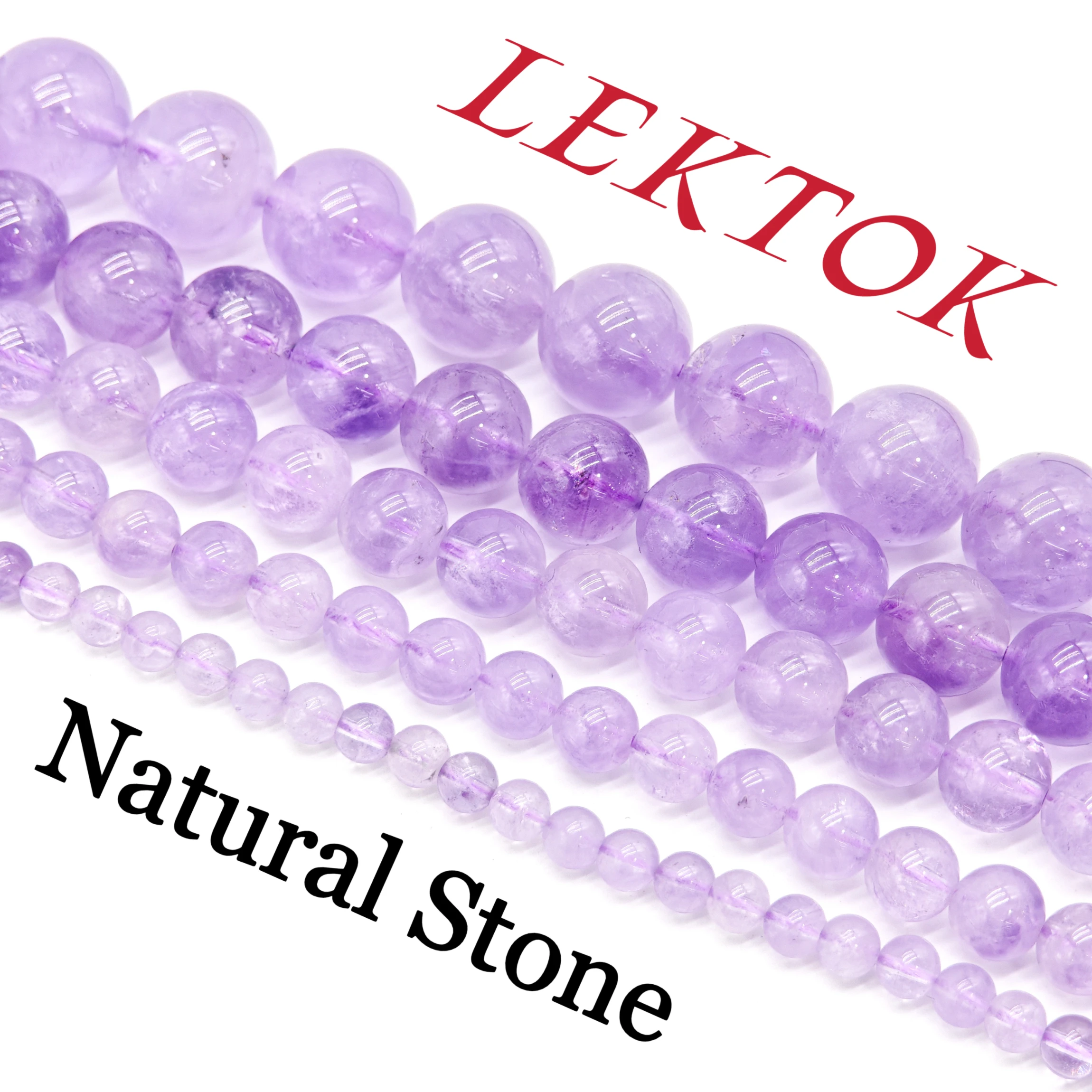 

6/8/10mm Grade AA Malay jade with lavender lilac purple jade color Gemstone Loose Beads Round 15''Jewelry DIY Making