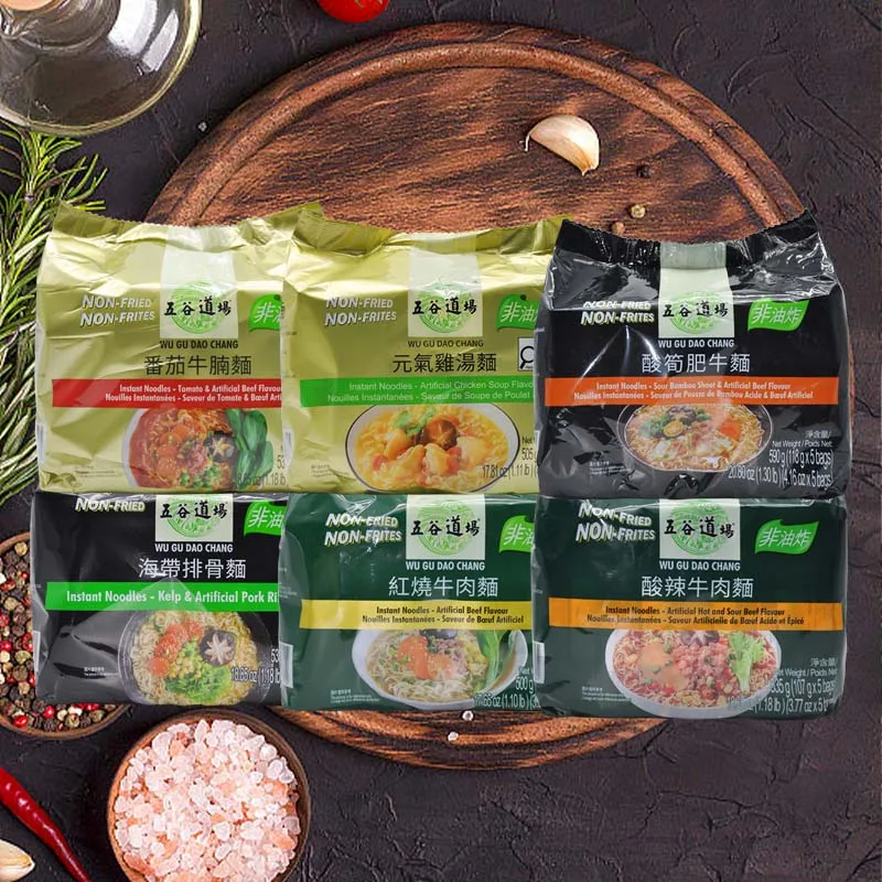 Wugudaochang-Nudeln 17,65/17,83/18,89/20,83 Unzen (500/505/535/590 g) * 1 Packung Kostenloses Kochen Fast-Food Lazy Food