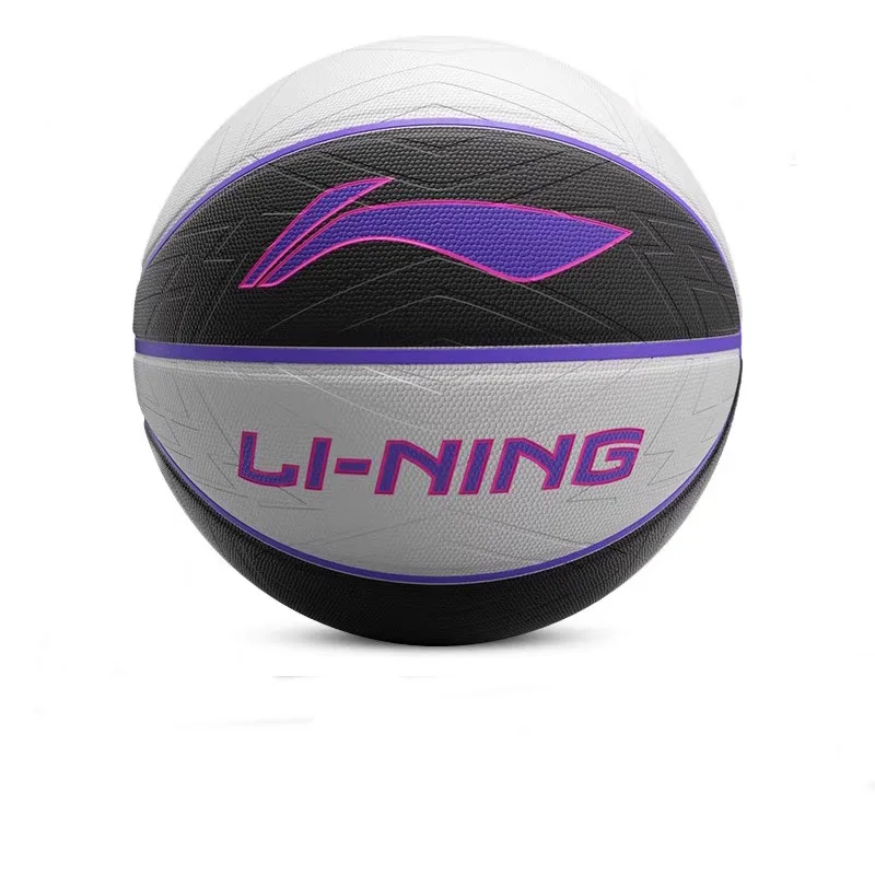 كرة السلة Li-Ning Thunderbolt LBQK202 - مقاس 7 مقاومة للاهتراء للتحكم في العرق من البولي يوريثان في الهواء الطلق وكرة محكمة داخلية