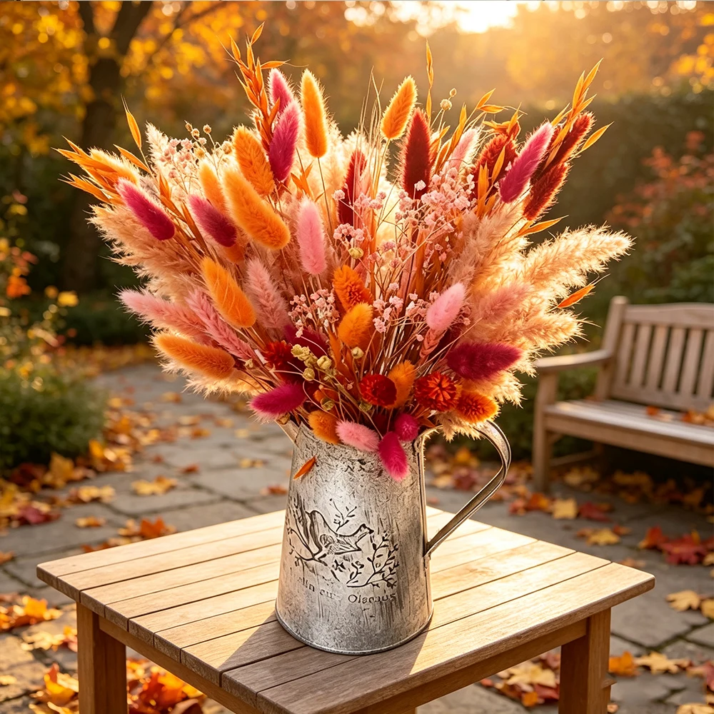 86 pièces d'herbe de pampa séchée et de herbe de queue de lapin, fleurs séchées bohèmes pour vase, décoration intérieure pour salon, décoration intérieure pour mariage, fête, automne, Noël, Thanksgiving et cadeau