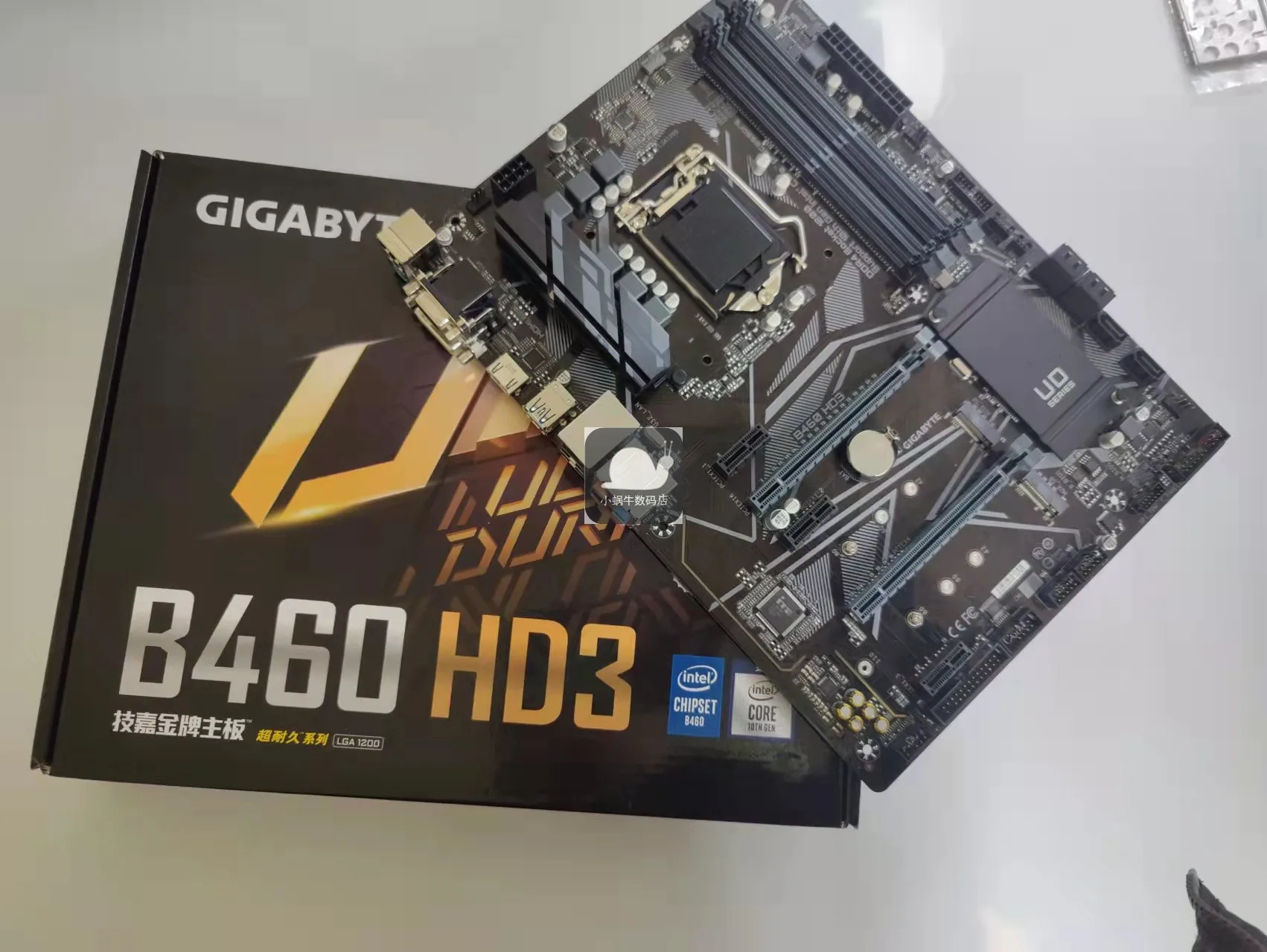 Boxed For Gigabyte B460-HD3 Desktop PC Large Board, Support CPU10600K 10700k