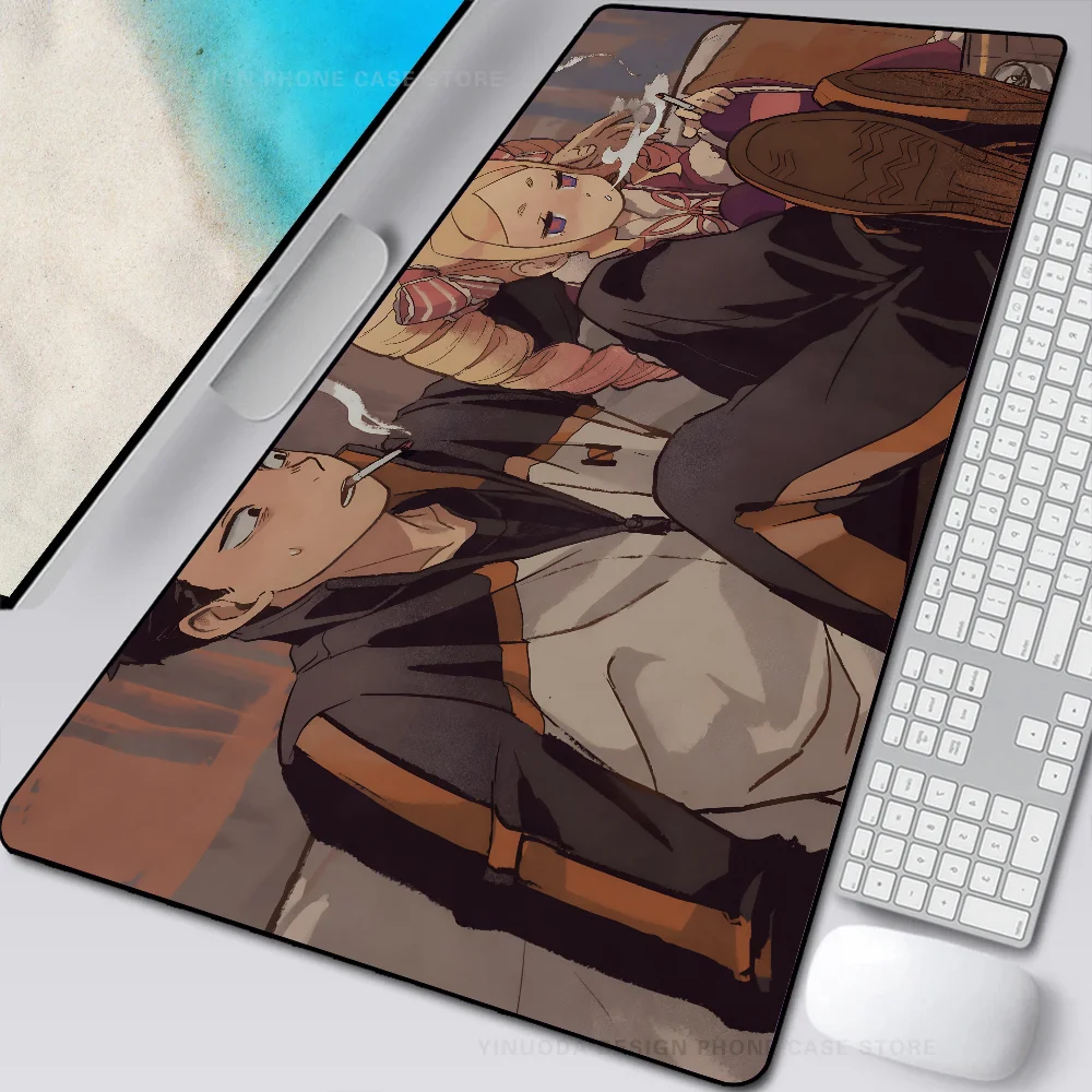 Re Zero Anime podkładka pod mysz duże akcesoria do gier komputerowych podkładki pod mysz podkładki na biurko antypoślizgowa miękka podkładka pod mysz do laptopa