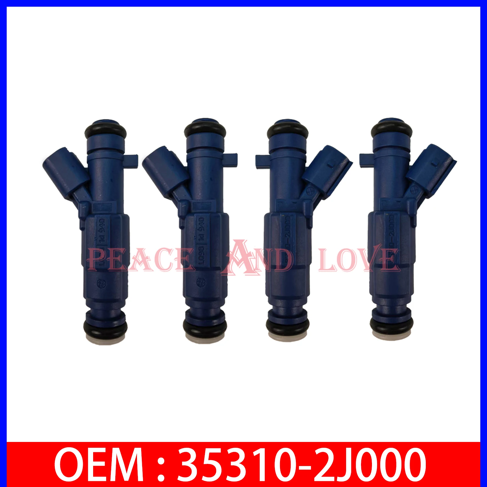 

4 шт., топливная форсунка высокого качества 35310-2J000 для Hyundai Kona e 2.0 Nu 2018 ~ 2023 353102J000
