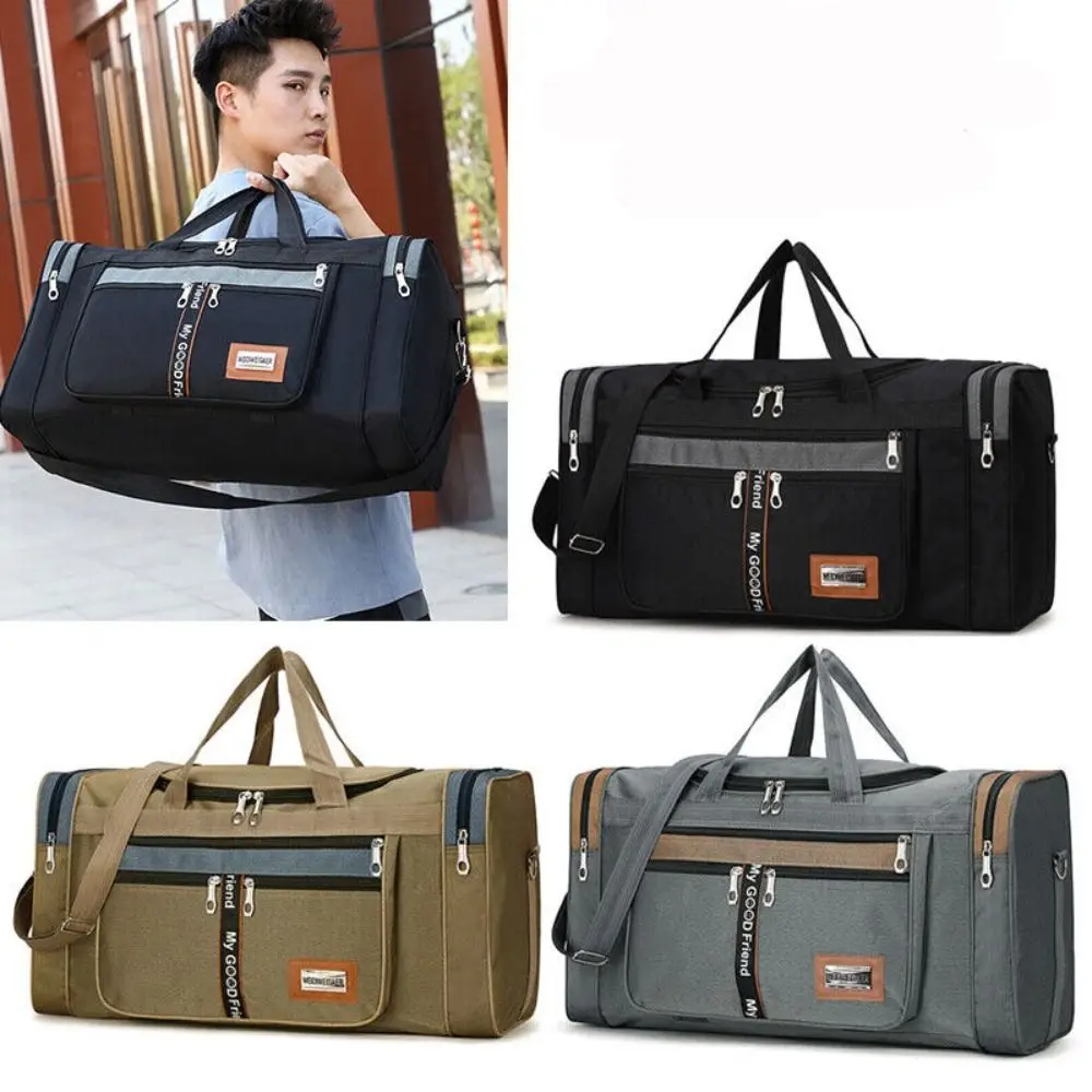 Portable Sports Gym Large Capacity Travel Holdalls Luggage Bag Weekend Duffle Bag Travel Handbag