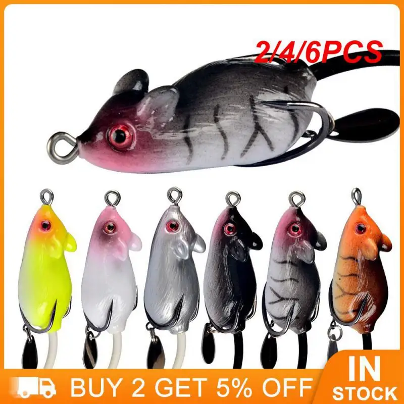 

2/4/6PCS Professional Lure Bait Realistic Ultimate Tackle To Catch More Fish Lure Popular Enhanced Freshwater Versatile Premium