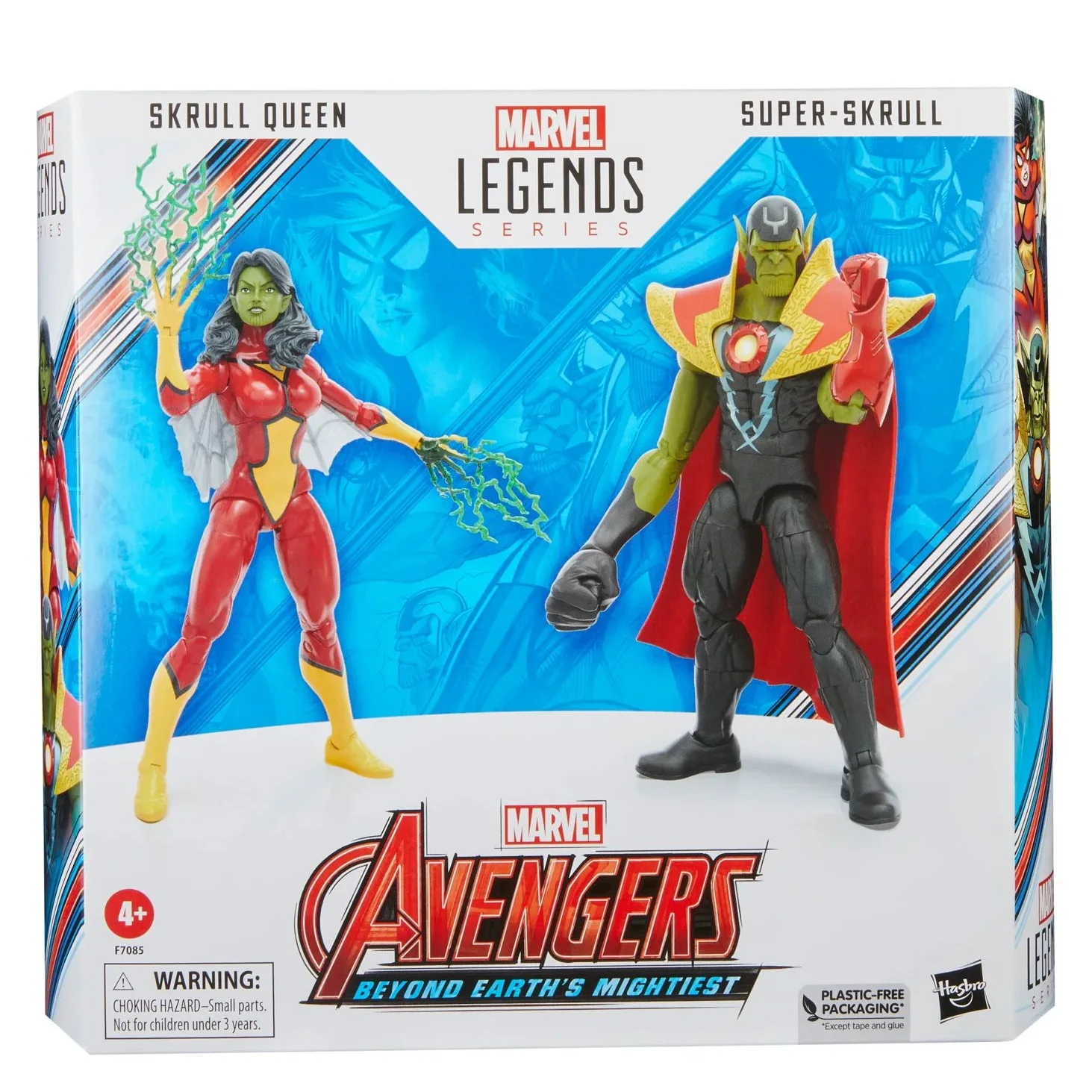 Marvel Legends 60th Anniversary Avengers Beyond Earth' Mightiest Skrull Queen Super-Skrull 2-Pack 6