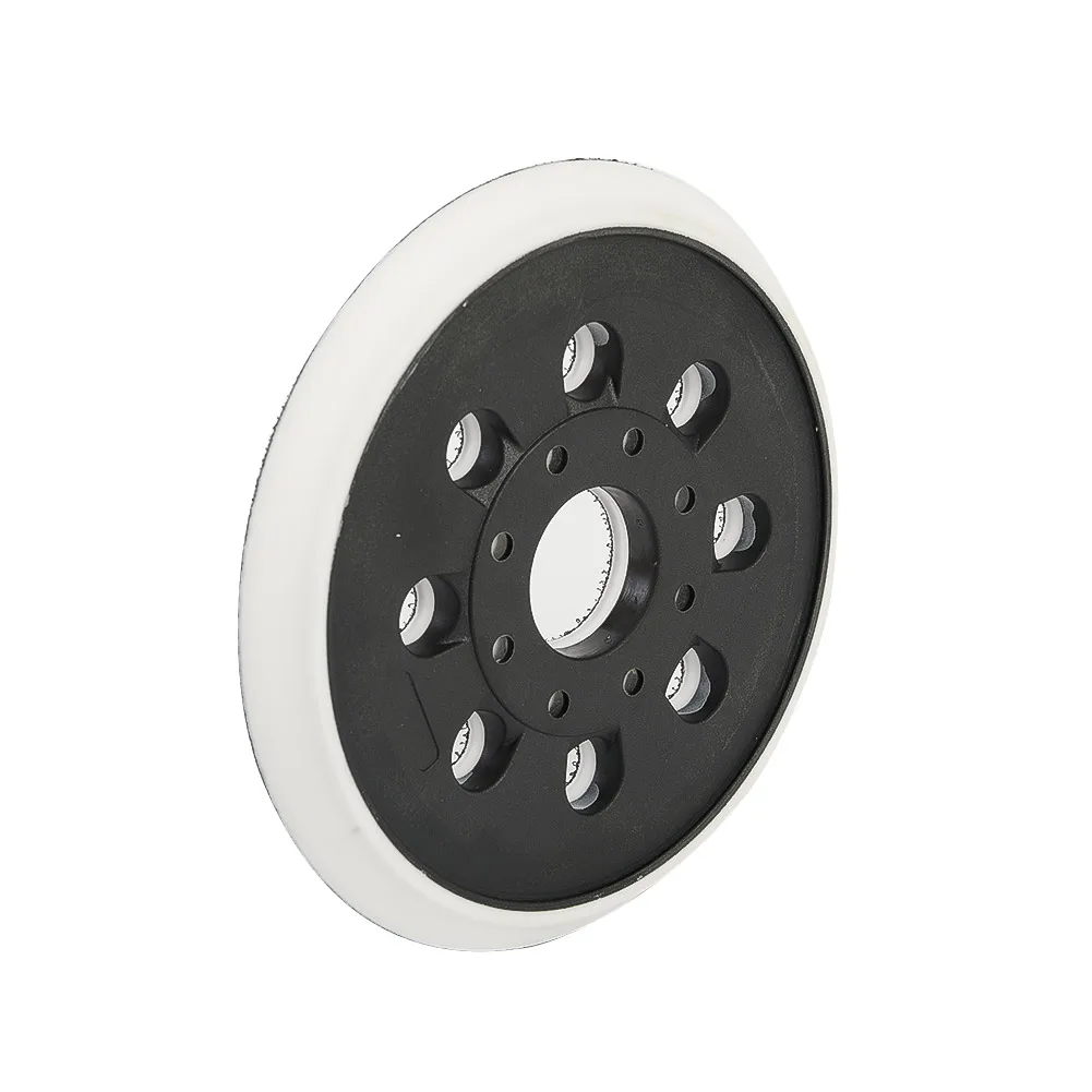 Base de Lixamento de 5 Polegadas com Fixação por Gancho e Laço, 125mm, para Lixadeiras Roto-Orbitais Bosch GEX 125-1 AE e PEX 220