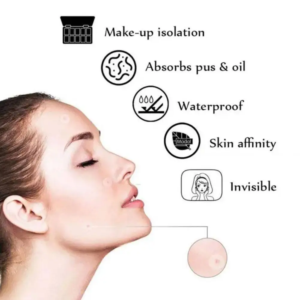 Laser Forma Redonda Espinha Patches, Colorido, Hidrocolóide, Espinha Zit, Bonito Cura Adesivo Patches, Absorção de Rosto, Forte Cuidado, Y1b5