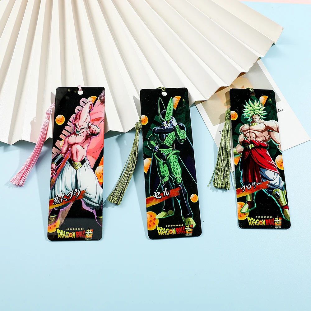 Dragon Ball Acrylic Bookmarks - Collectibles for anime enthusiasts, reading markers for book lovers, birthday and Christmas gift