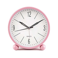 Sublimation Multi-color Alarm Clock with Round Custom Photo Frame Desk Decoration Bedside Smart Clocks For Kids Room Decorations