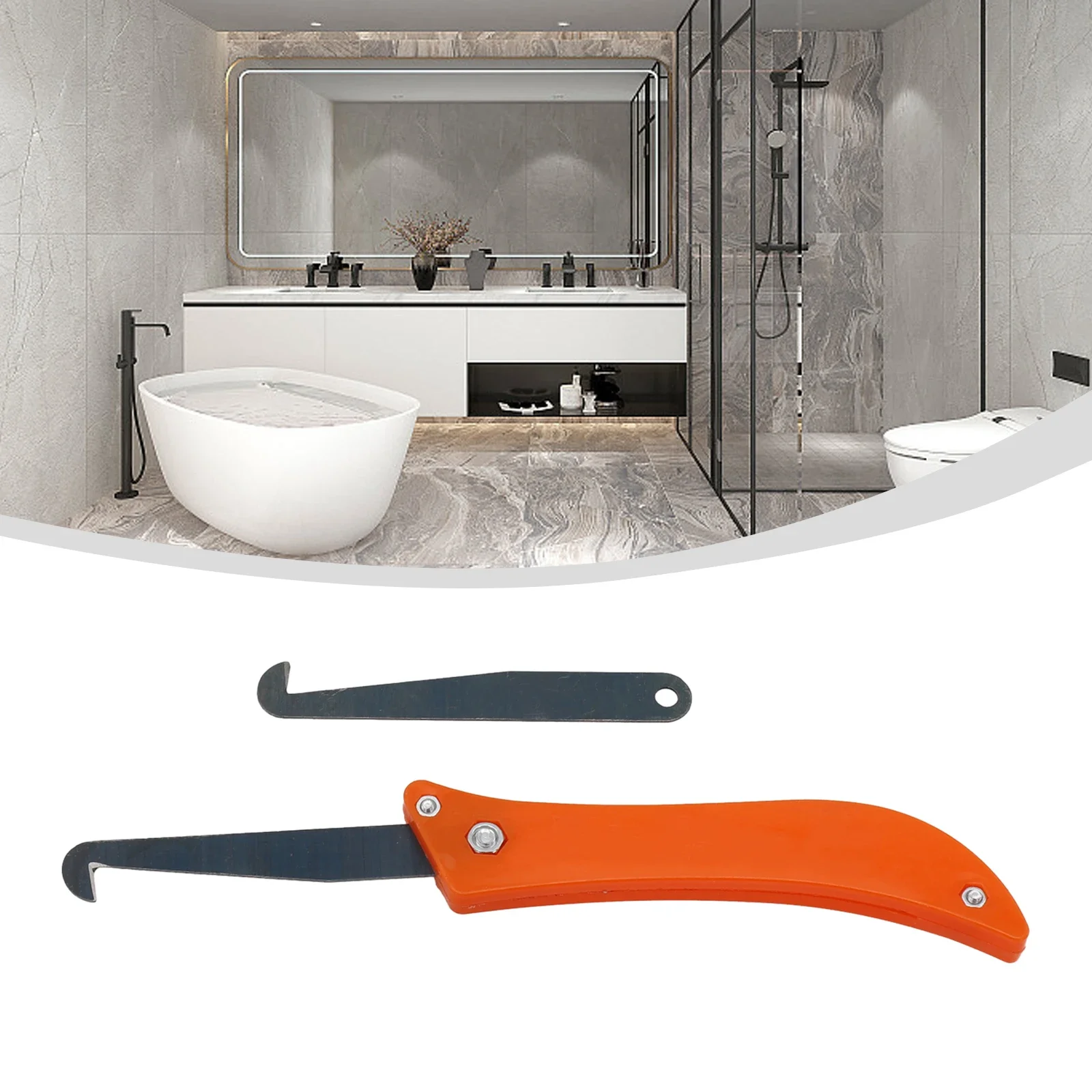 2 PCS/Set Ceramic For Tile Gap Blade Tiles Repair Tool Old For Mortar Cleaning Dust Removal Steel Construction Hand Tool
