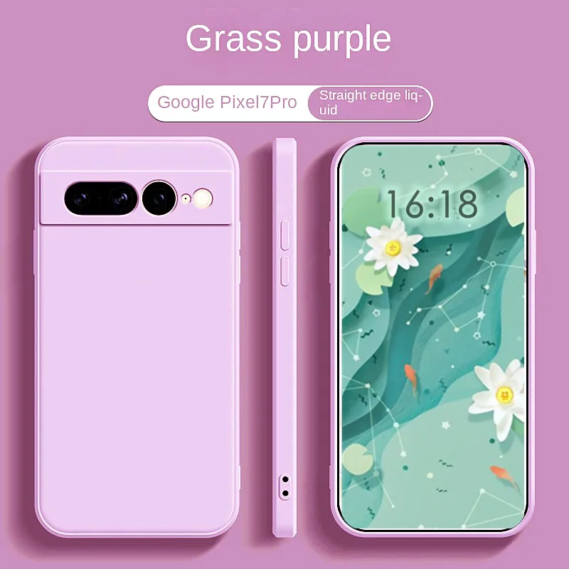 Liquid Silicone Case For Google Pixel 7 Pro For Google Pixel 7a 8Pro 6A  5 4xl Cover  Soft TPU Phone case Pixel 8 Pro 6