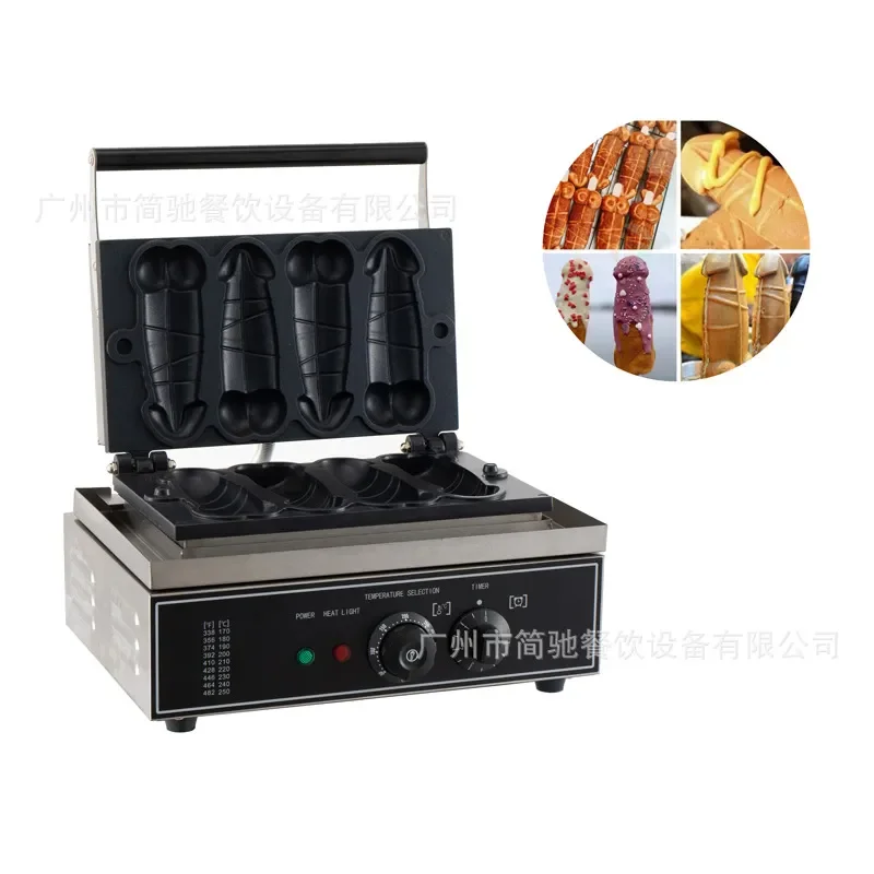 Commercial Electric Waffle Maker Non Stick Plate Belgian Style Pancake Machine for Home Kitchen Baking Tool Dessert Maker