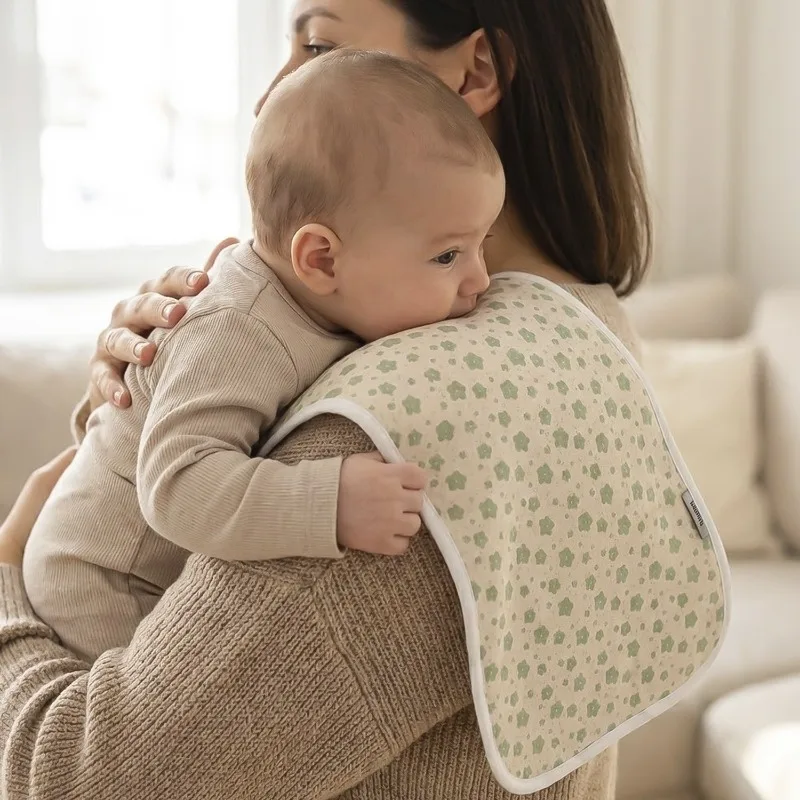 

5-piece Saliva Towel, Baby Burp Shoulder Towel, Leak-proof Newborn Children's Super Soft Saliva Towel