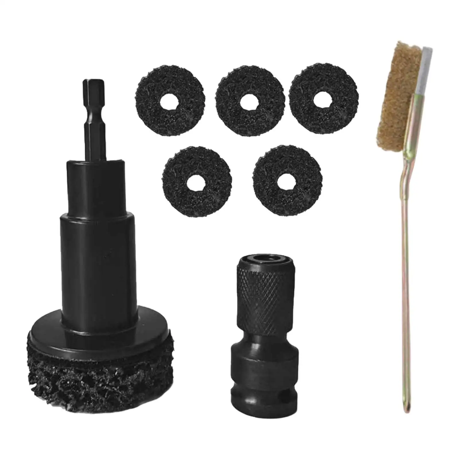 Rust Removal Automotive Cleaning Disc Wheel Hub Studs Polishing Tool Kit for Car Brake Rotor and Mechanic Workshop
