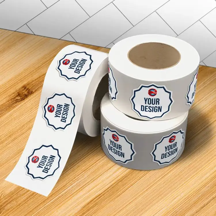 Customizable Eco-Friendly Vinyl Adhesive Waterproof Promotional Gifts Sticker for Wet Wipes Facial Tissues Packagi