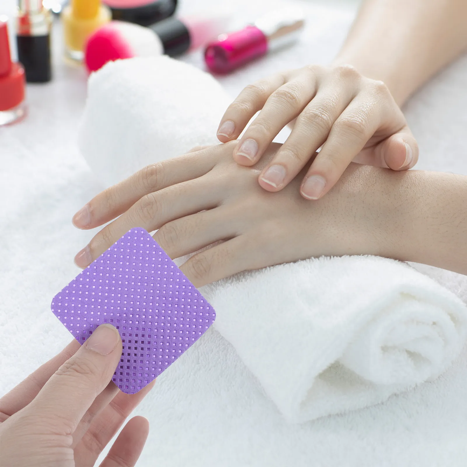 400개 속눈썹 접착제 클리닝 와이프 네일 폴리쉬 리무버 패드 휴대용 여행용 여성 속눈썹 클리너 화장품 도구