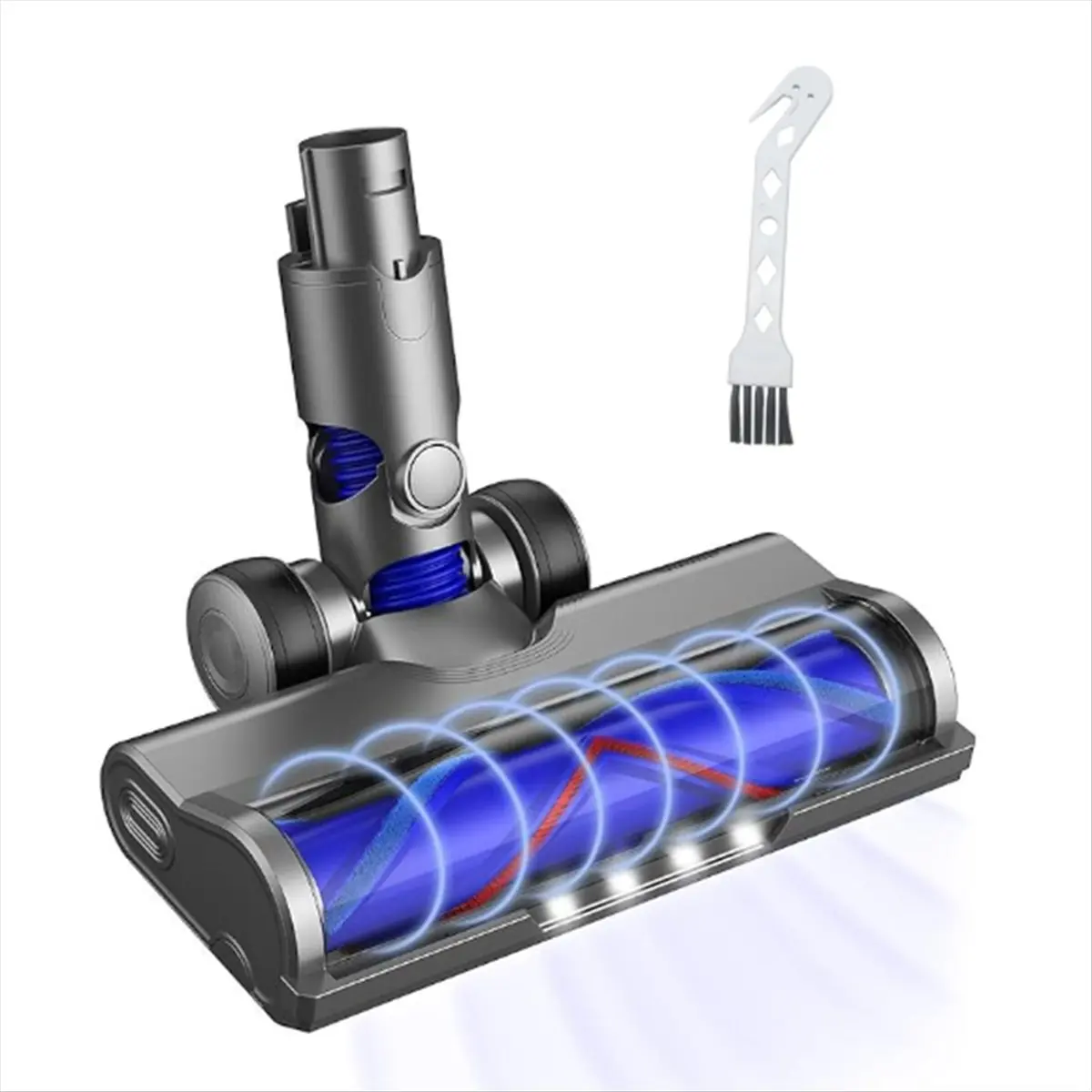 A92G New Quick-Release Cleaner Brush for V6 DC58 DC59 DC62 DC72 DC74 Vacuum Attachment with Dust LED Lights