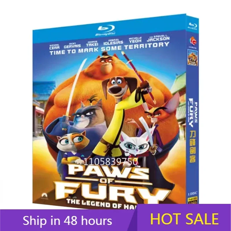 Paws of Fury: The Legend of Hank (2022) Blu-ray Disc DVD