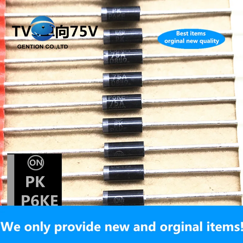 20PCS 100% New original P6KE75ARLG diode P6KE75A original 5W unidirectional transient suppression TVS tube 75V 600W