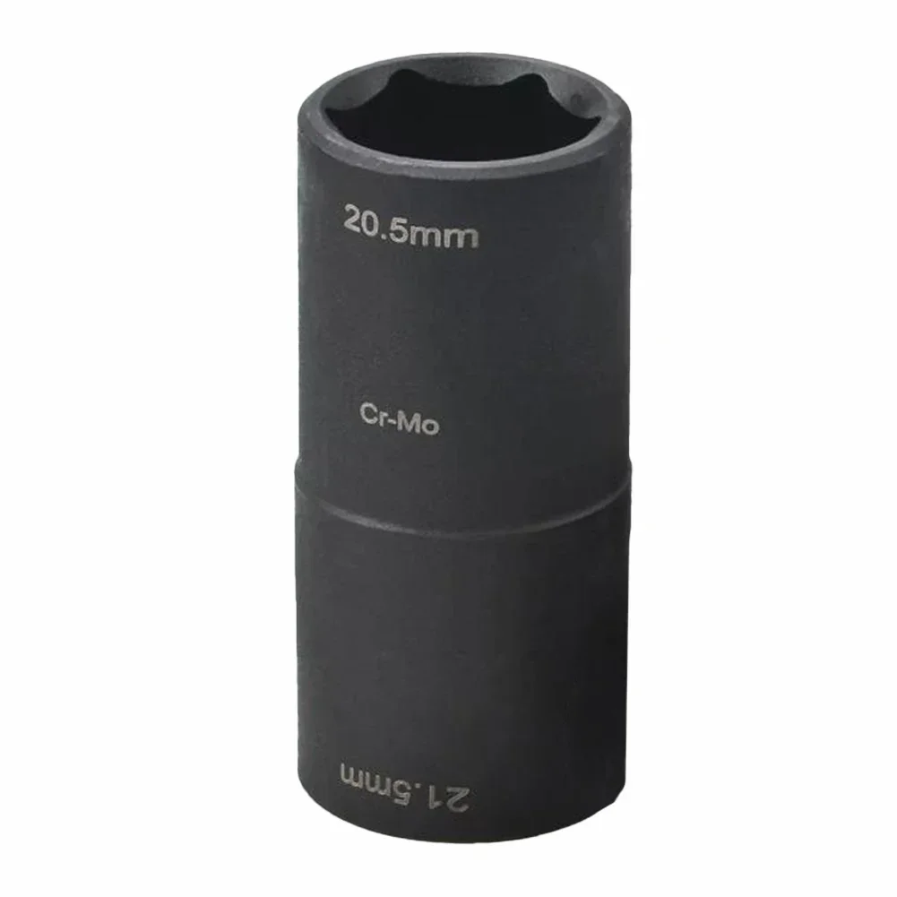 

2 Pcs Wheel Nut Set With 1/2-inch Extension Bar For Impact Wrench Double Ended 18.5 19.5 20.5 21.5 Mm Chrome Vanadium Steel