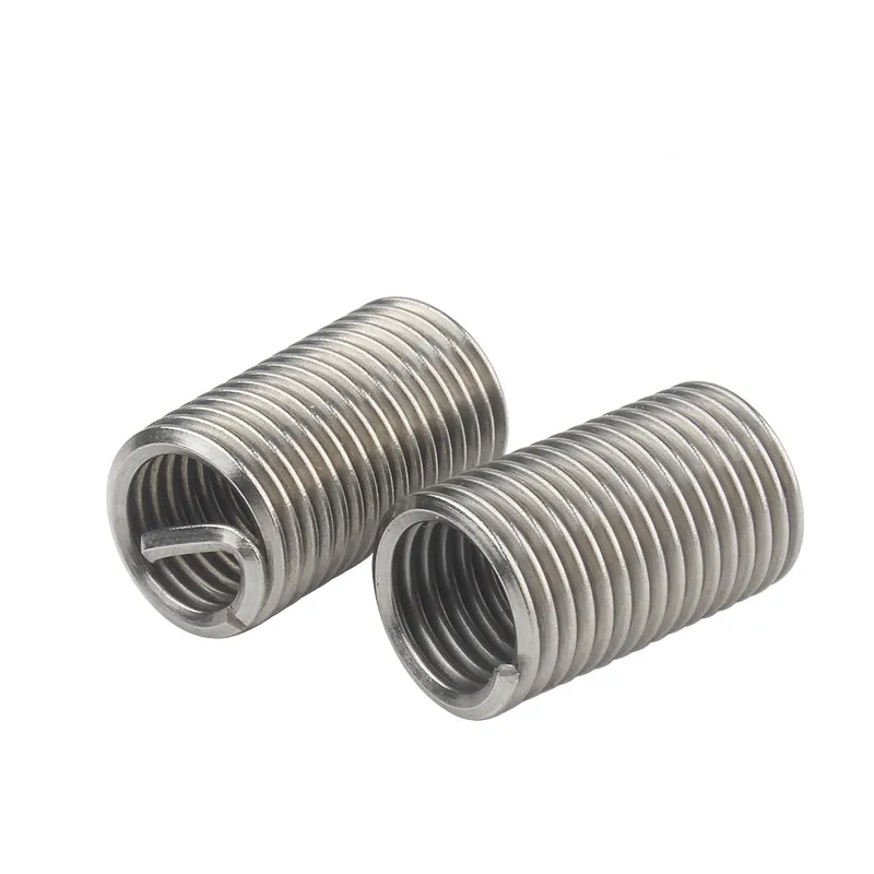 10-50pcs M3 M4 M5 M6 M8 M10 Stainless Steel Screw Coiled Wire Helical Threaded Inserts Set Helicoil Thread Repair Insert