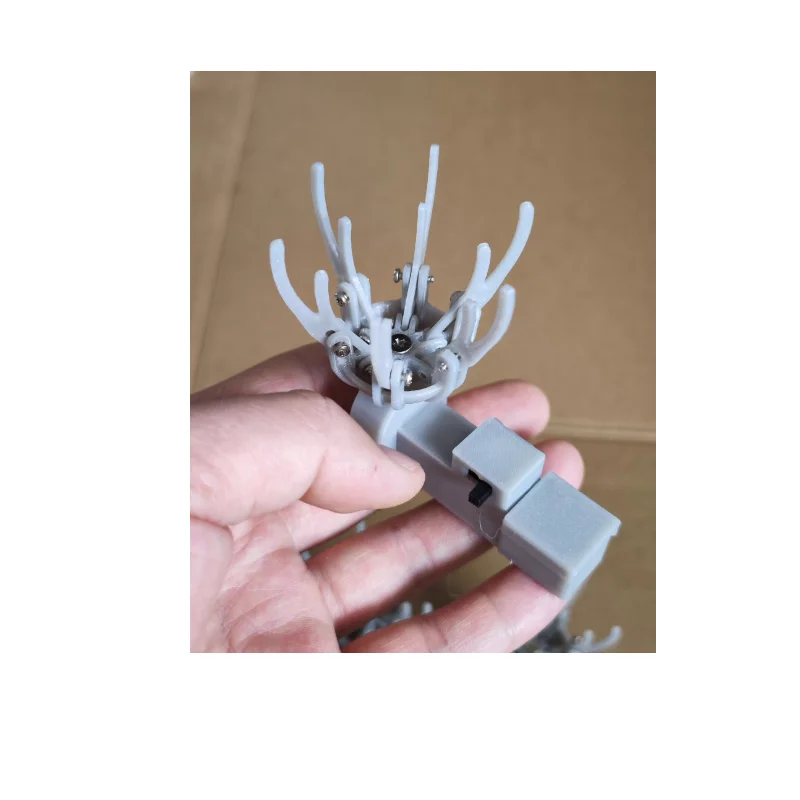 

Серое двухслойное автоматическое устройство открытия и закрытия лепестков цветов, аксессуары для открытия и закрытия бархатных цветов