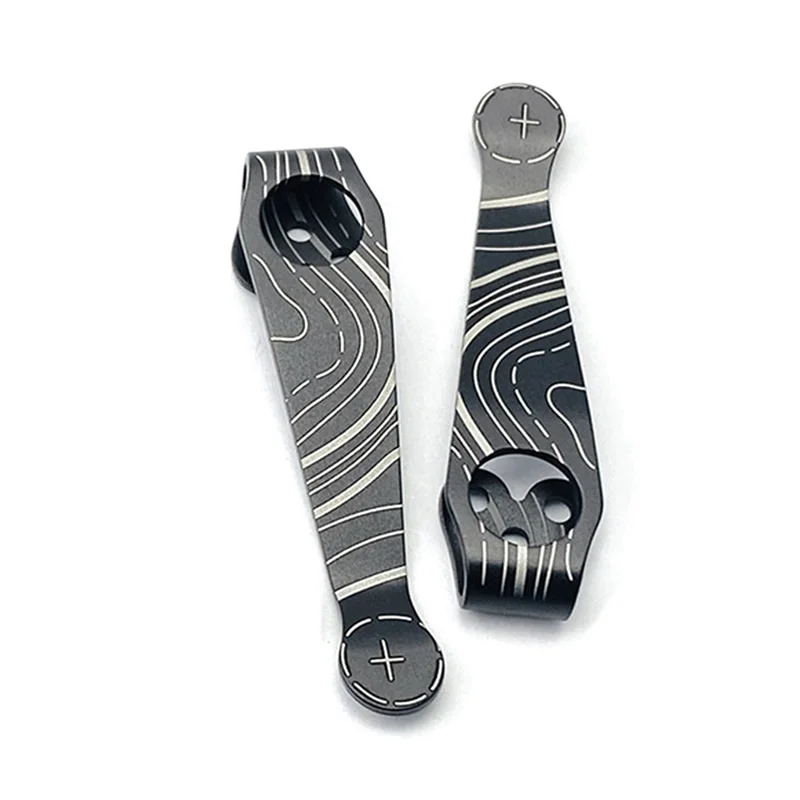 

ABSE-Custom Hand Made Titanium Deep Carry Pocket Clip For Knives, It's Made Of 6Al-4V Titanium