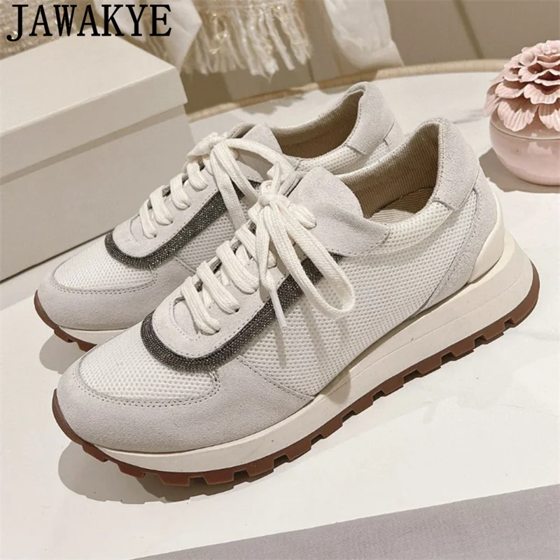 

Famous Brand Lace-Up Flat Sneakers Shoes Women Multicolour Casual loafer Shoes Spring Hot Sale Quality Comfort Run Shoes Mujer