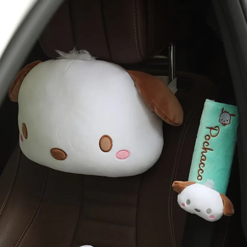 

Sanrio Car Headrest Neck Support Soft Universal Adjustable Car Pillow Neck Rest Cushion High Quality Seat Belt Shoulder Pad