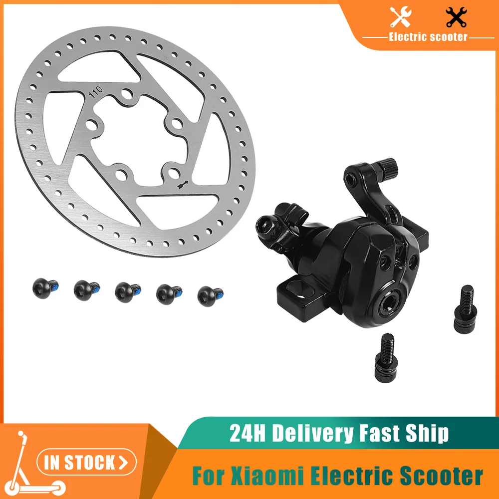 

Disc Brake Rotor for Xiaomi Mijia M365 Electric Scooter 110mm Brake Pad Calip Rear Wheel Disc Brake Repair Parts