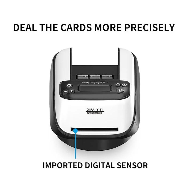 Rechargeable Automatic Card Dealer 360° Rotating Electric Cards Dealing Machine Playing Poker Dispenser Device for Party Games