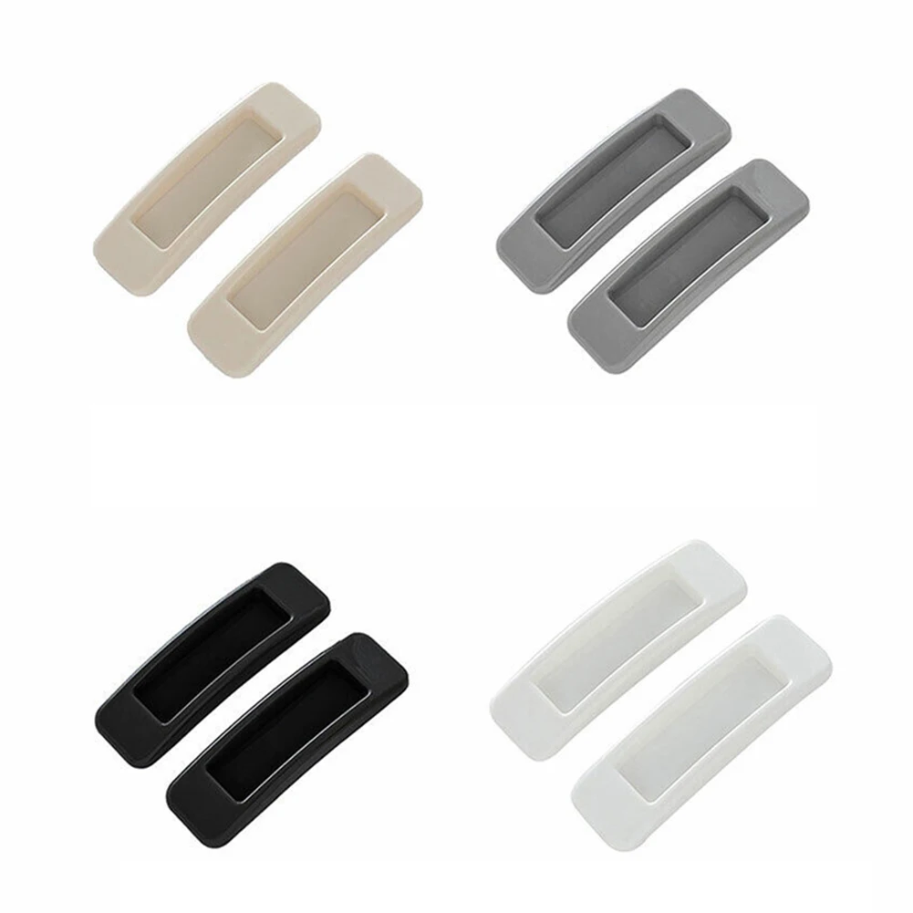 2pcs Window Cabinet Drawer Handles Multi-purpose Handle Self-adhesive Cabinet Sliding Door Glass Handle