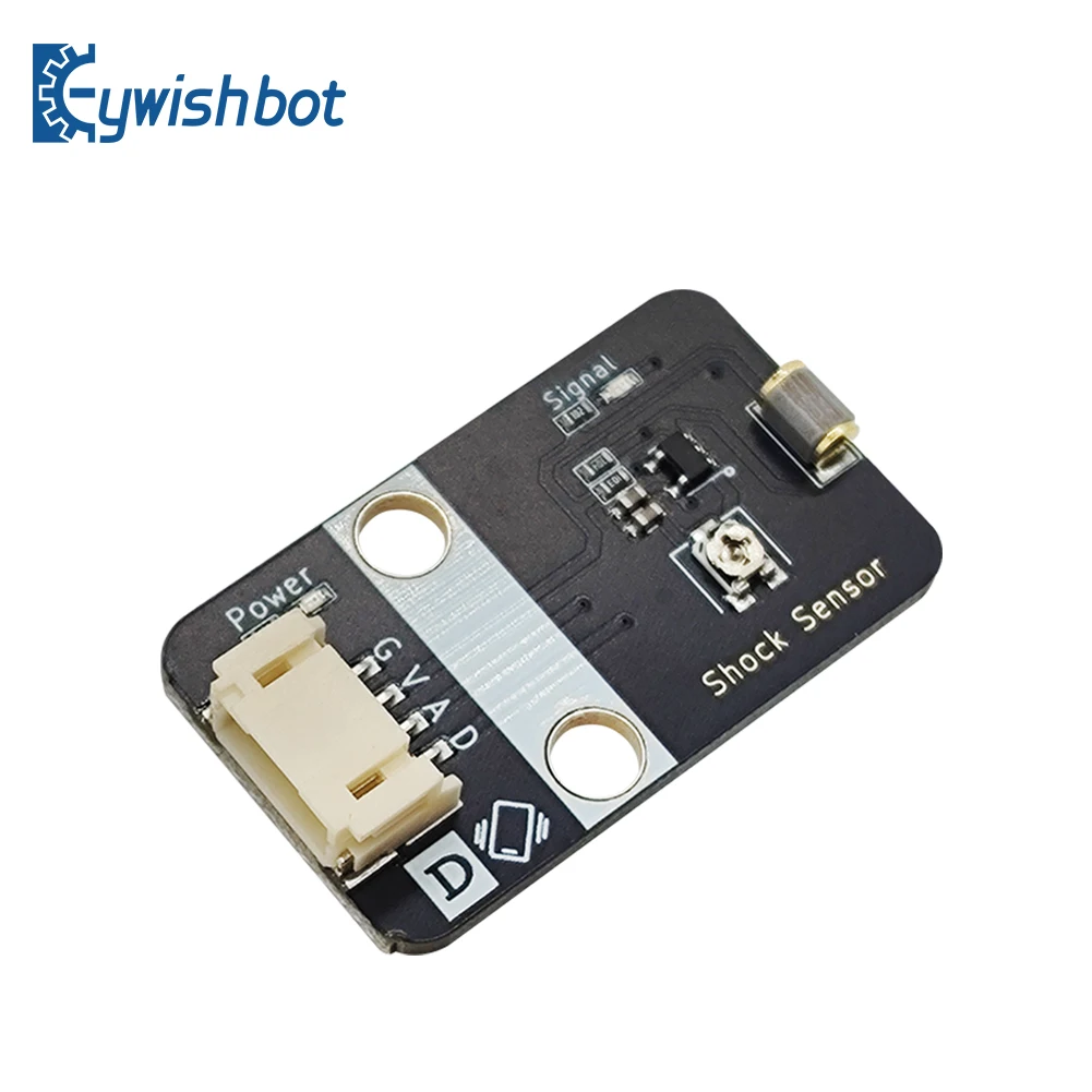 Highly Sensitive Vibration Sensor Module Vibration Switch Normally Closed Type Alarm PH2.0 Anti-Reverse Connection for LEGO