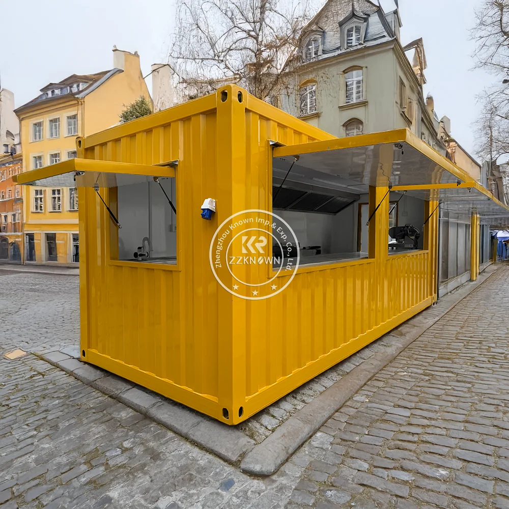 Erschwinglicher mobiler Ladenbehälter, Strandbar, Lebensmittelkiosk, Café, Restaurantkiosk